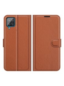 Brodef Wallet Чехол книжка кошелек для Samsung Galaxy A22 коричневый