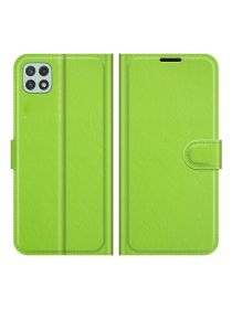 Brodef Wallet Чехол книжка кошелек для Samsung Galaxy A22s зеленый
