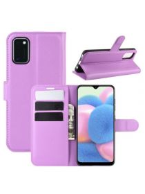 Brodef Wallet Чехол книжка кошелек для Samsung Galaxy A41 фиолетовый