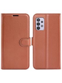 Brodef Wallet Чехол книжка кошелек для Samsung Galaxy A53 коричневый