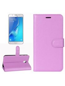 Brodef Wallet Чехол книжка кошелек для Samsung Galaxy J7 (2017) фиолетовый