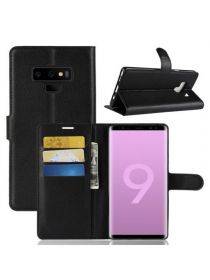 Brodef Wallet Чехол книжка кошелек для Samsung Galaxy Note 9 черный