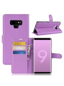 Brodef Wallet Чехол книжка кошелек для Samsung Galaxy Note 9 фиолетовый