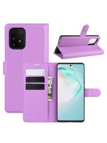 Brodef Wallet Чехол книжка кошелек для Samsung Galaxy S10 Lite фиолетовый