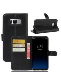 Brodef Wallet Чехол книжка кошелек для Samsung Galaxy S8 черный