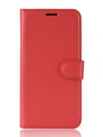 Brodef Wallet Чехол книжка кошелек для Vivo Y91i / Vivo Y91c красный