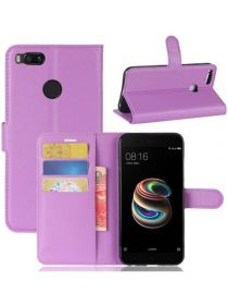 Brodef Wallet Чехол книжка кошелек для Xiaomi Mi A1 / Xiaomi Mi 5X фиолетовый
