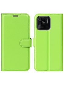 Brodef Wallet Чехол книжка кошелек для Xiaomi Redmi 10C зеленый