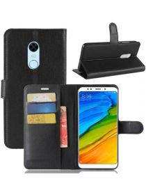 Brodef Wallet Чехол книжка кошелек для Xiaomi Redmi 5 Plus черный