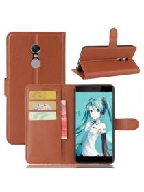 Brodef Wallet Чехол книжка кошелек для Xiaomi Redmi Note 4X коричневый