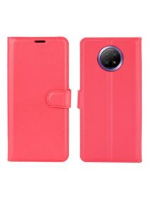 Brodef Wallet Чехол книжка кошелек для Xiaomi Redmi Note 9T красный