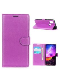 Brodef Wallet Чехол книжка кошелек для ZTE Blade A7s 2020 фиолетовый
