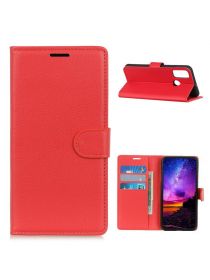 Brodef Wallet Чехол книжка кошелек для ZTE Blade A7s 2020 красный
