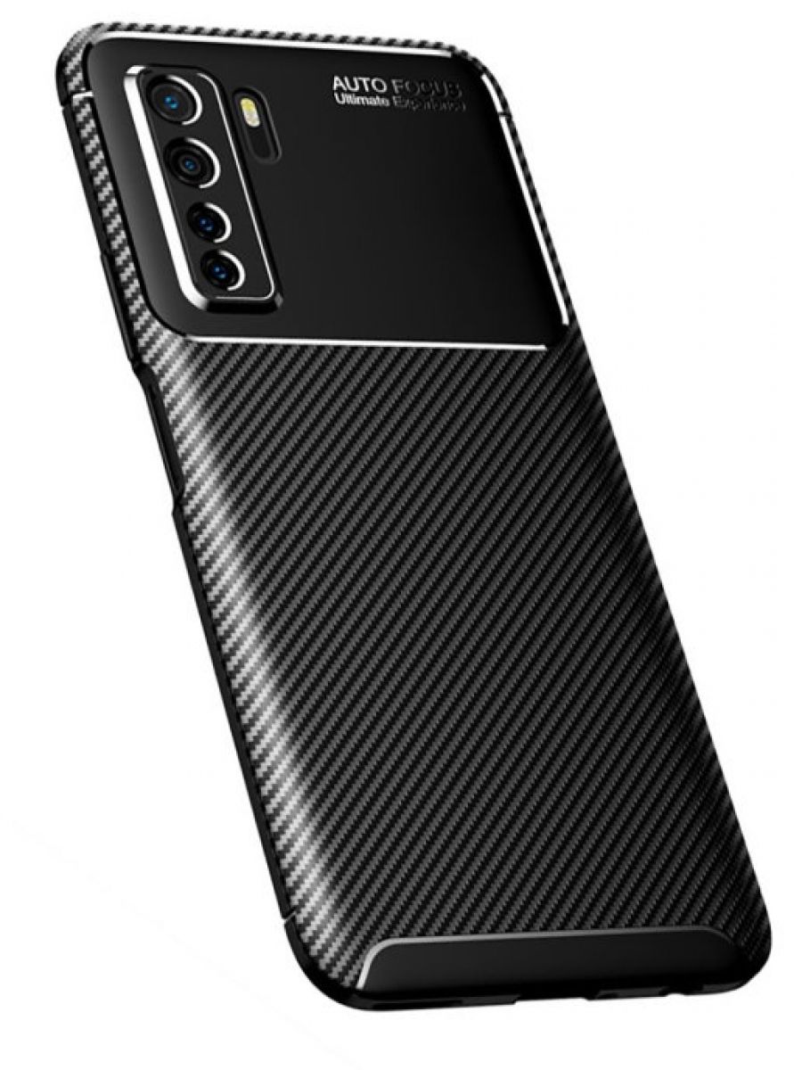 Brodef Beetle Силиконовый чехол для Huawei Honor 30s черный
