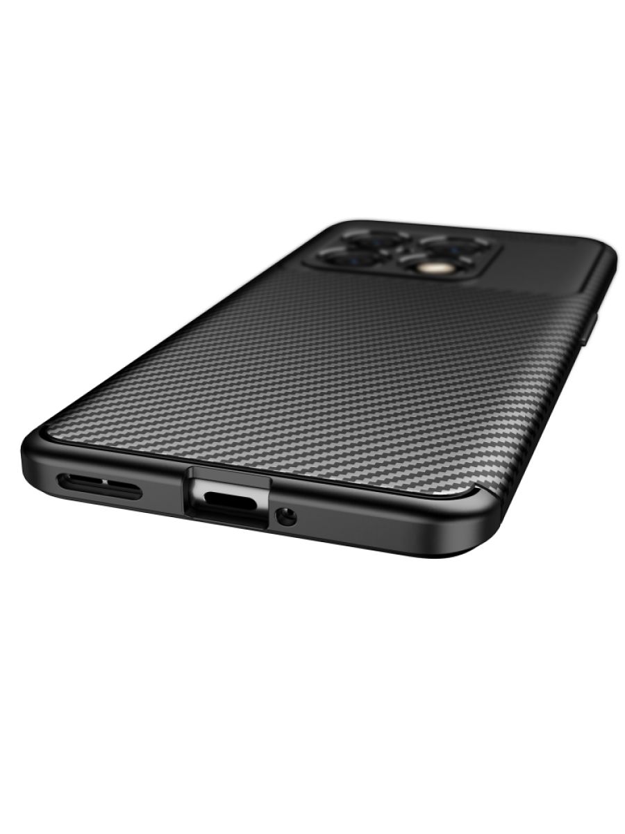 Brodef Beetle Силиконовый чехол для OnePlus 10 Pro Черный