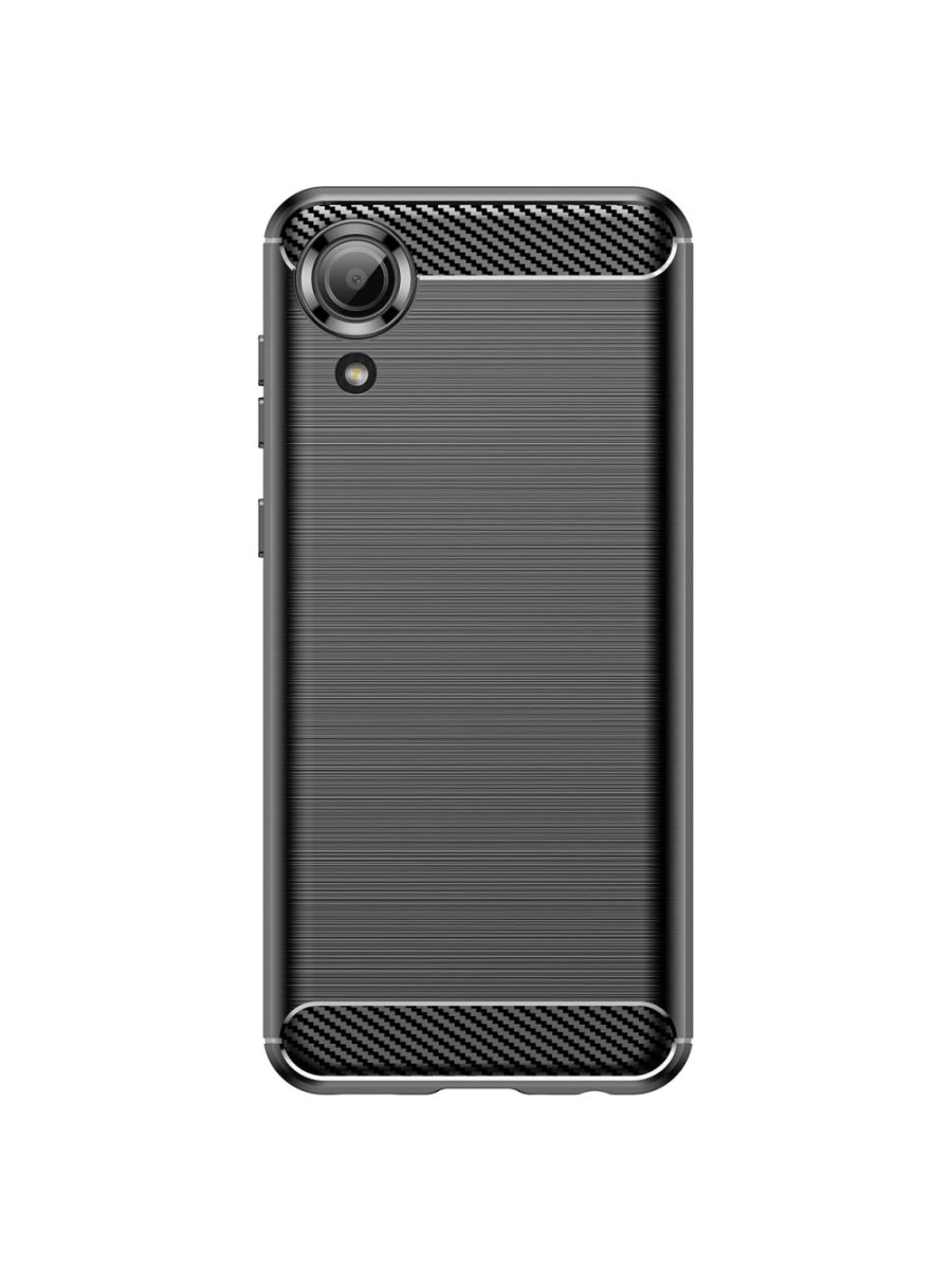 Brodef Carbon Силиконовый чехол для Samsung Galaxy A03 Core Черный