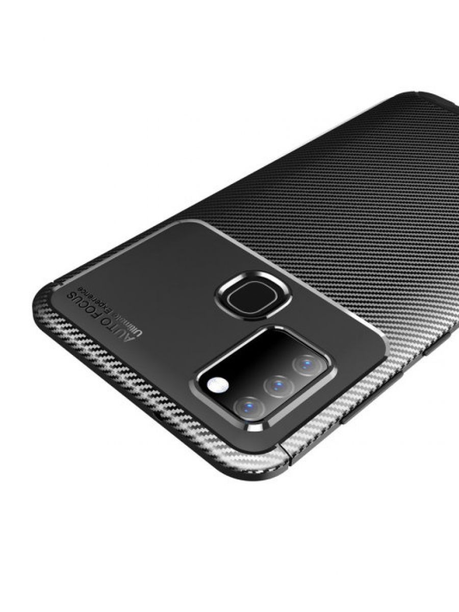 Brodef Beetle Силиконовый чехол для Samsung Galaxy A21s черный