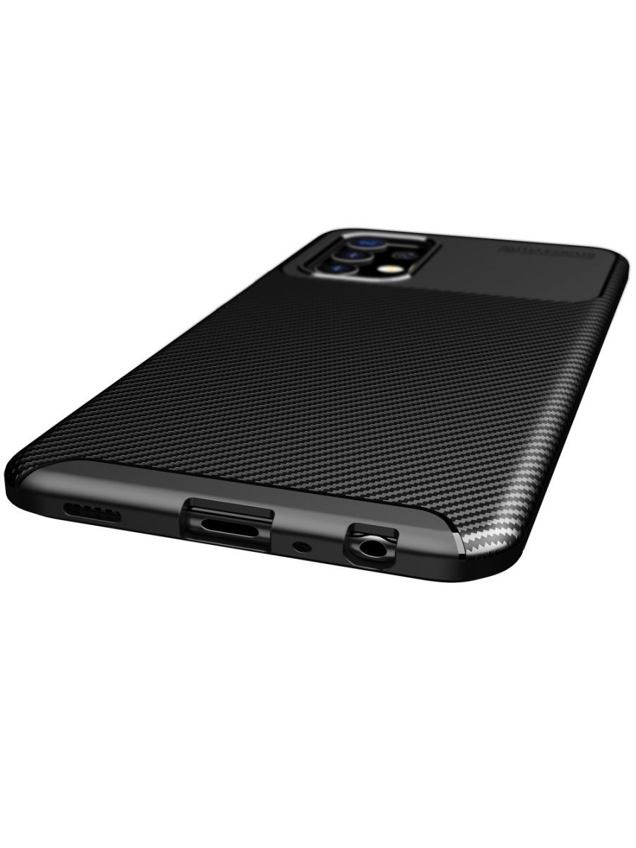 Brodef Beetle Силиконовый чехол для Samsung Galaxy A32 Черный
