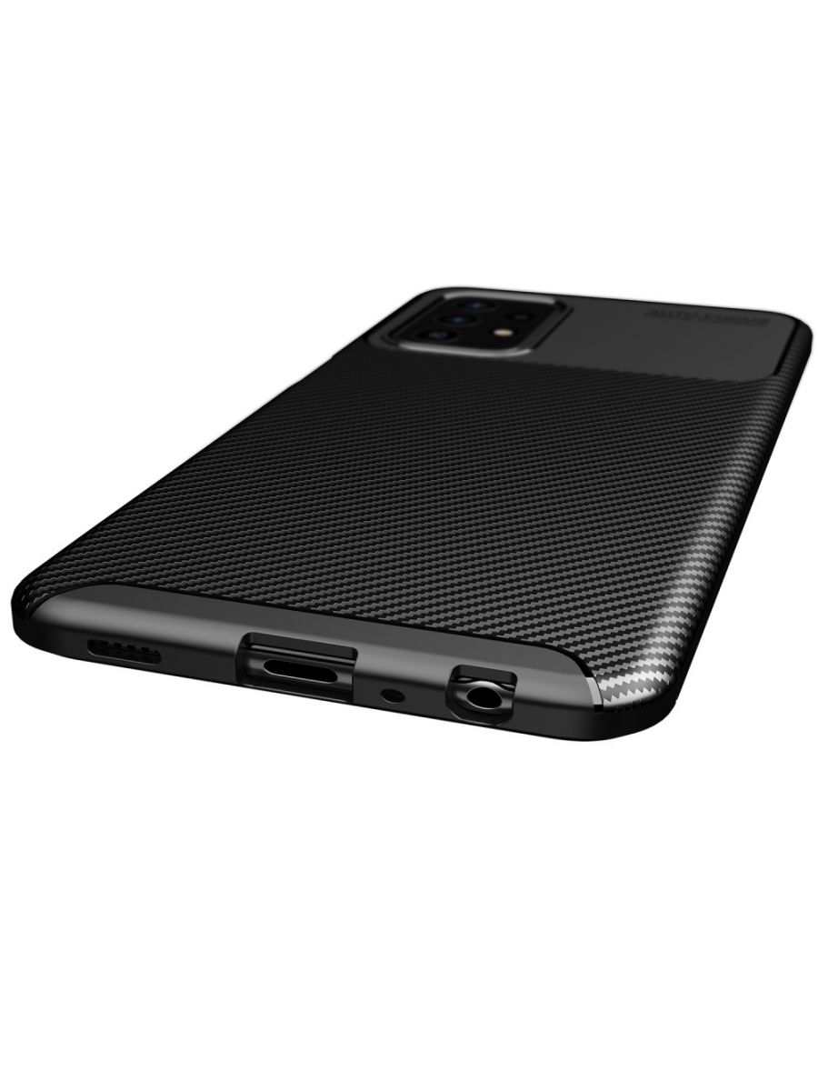 Brodef Beetle Силиконовый чехол для Samsung Galaxy A72 Черный