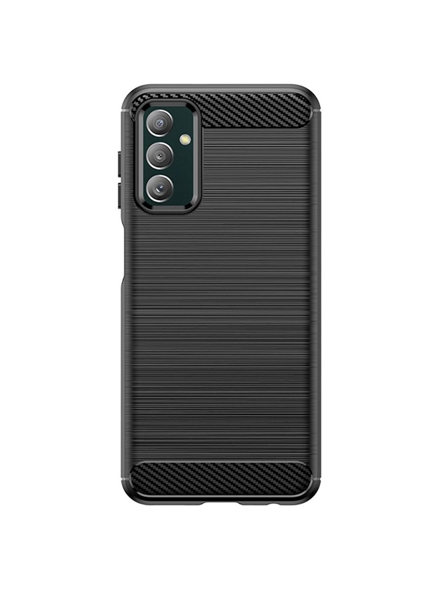Brodef Carbon Силиконовый чехол для Samsung Galaxy M23 Черный