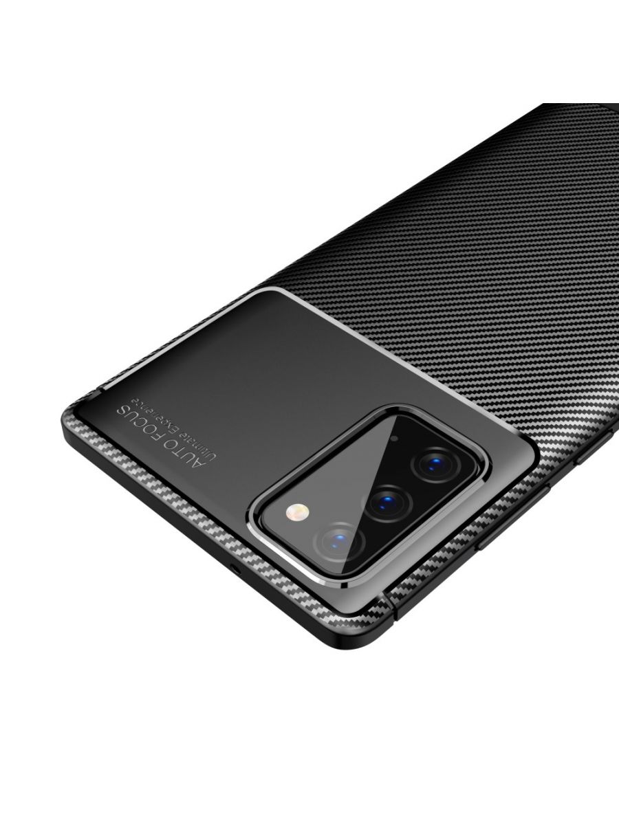 Brodef Beetle Силиконовый чехол для Samsung Galaxy Note 20 Черный