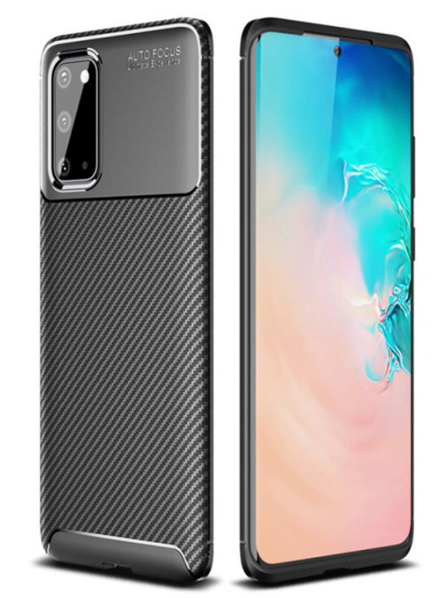 Brodef Beetle Силиконовый чехол для Samsung Galaxy S20 черный