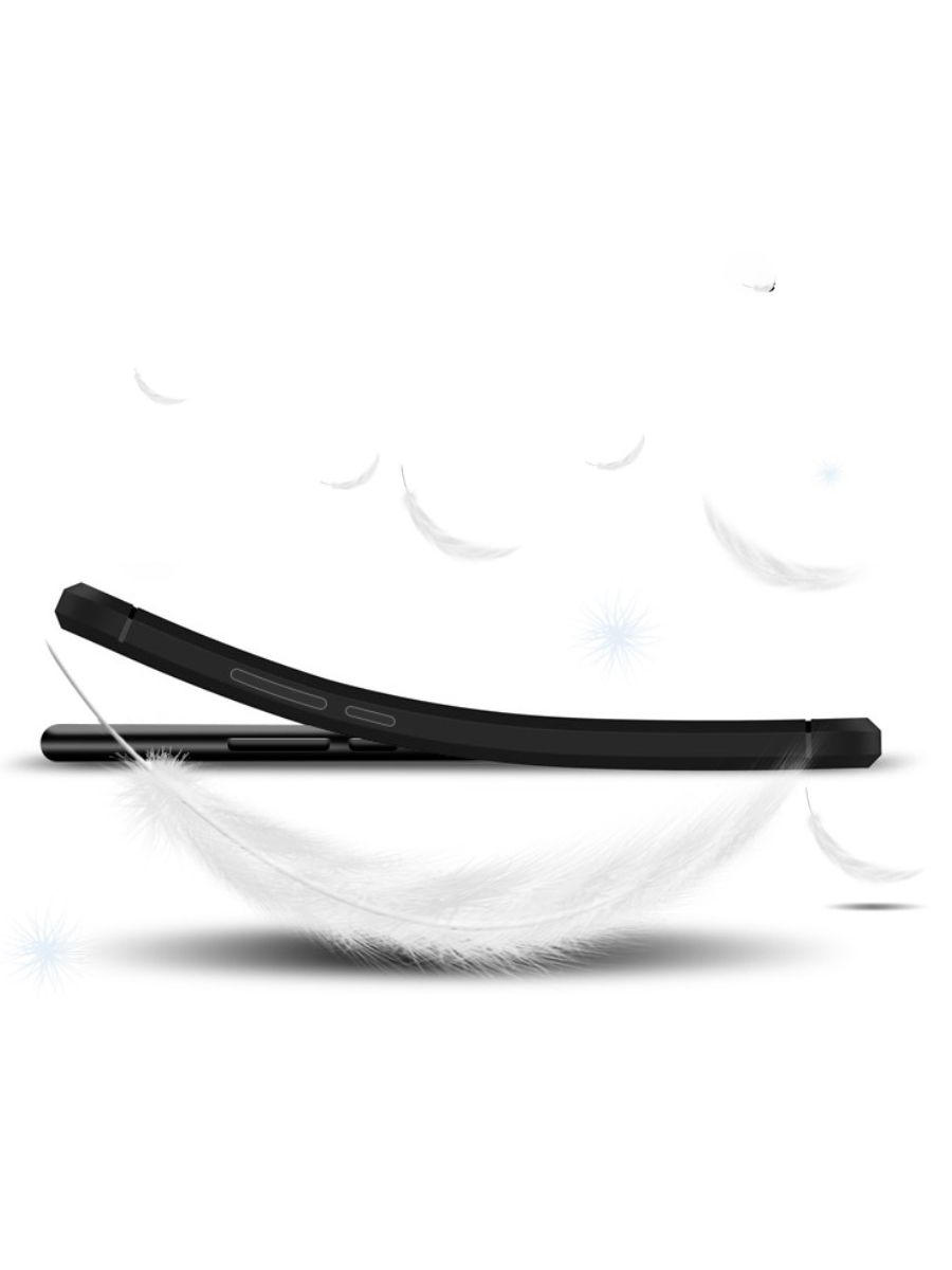 Brodef Carbon Силиконовый чехол для Huawei P30 lite Черный