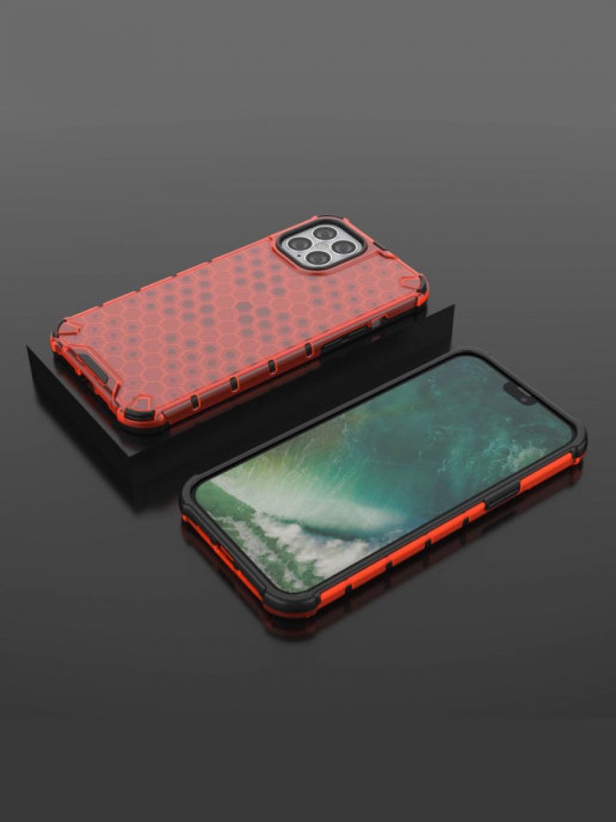 Brodef Combee Противоударный чехол для iPhone 12 Pro Max красный