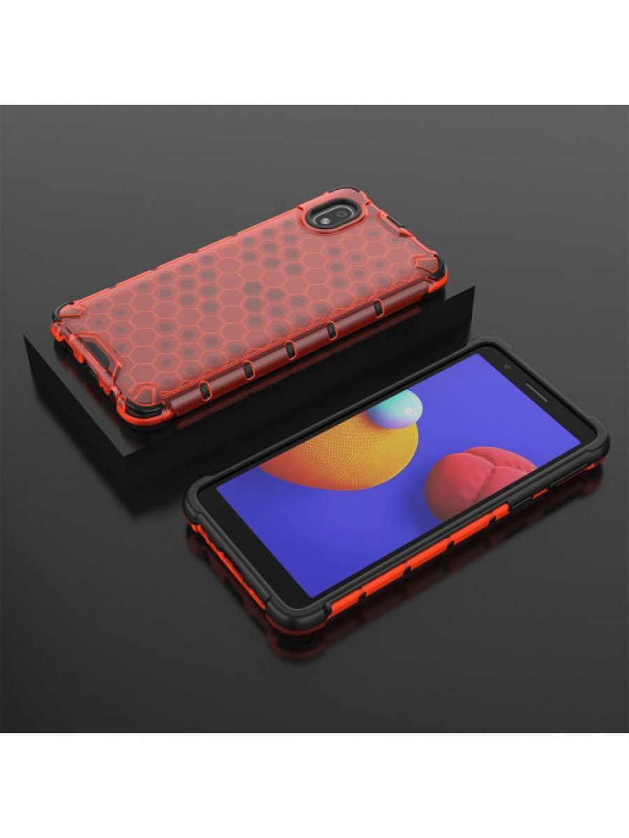 Brodef Combee Противоударный чехол для Samsung Galaxy A01 Core красный