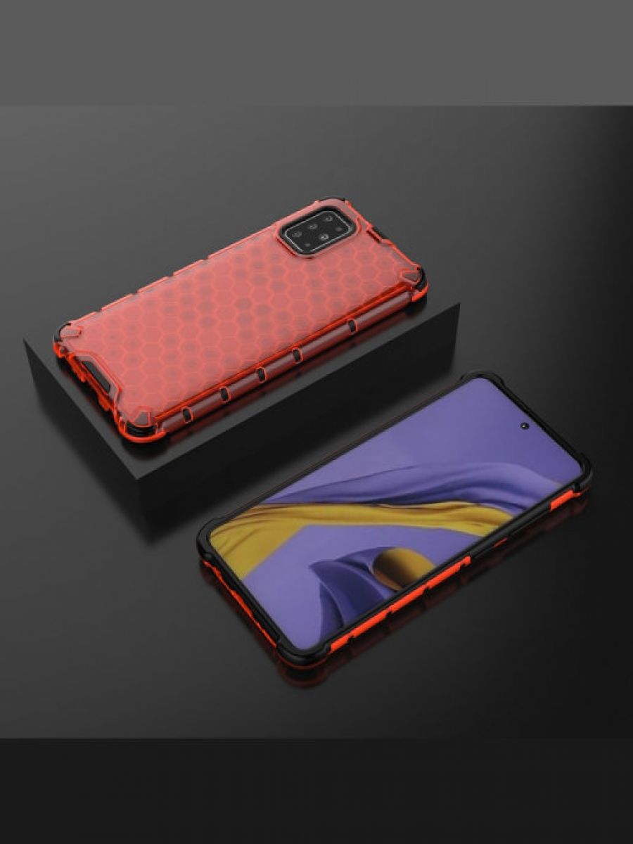 Brodef Combee Противоударный чехол для Samsung Galaxy A51 красный