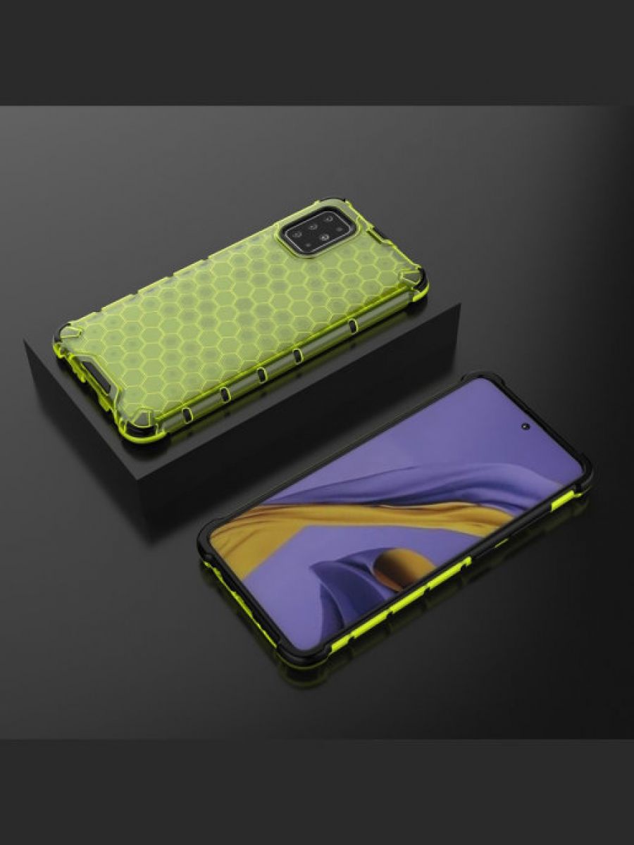 Brodef Combee Противоударный чехол для Samsung Galaxy A51 зеленый