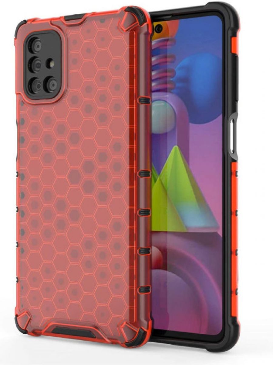 Brodef Combee Противоударный чехол для Samsung Galaxy M51 красный
