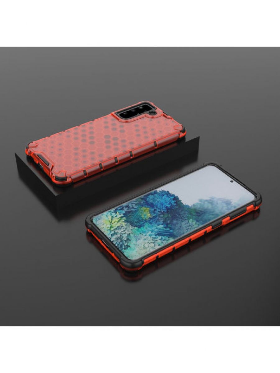 Brodef Combee Противоударный чехол для Samsung Galaxy S21 Plus красный