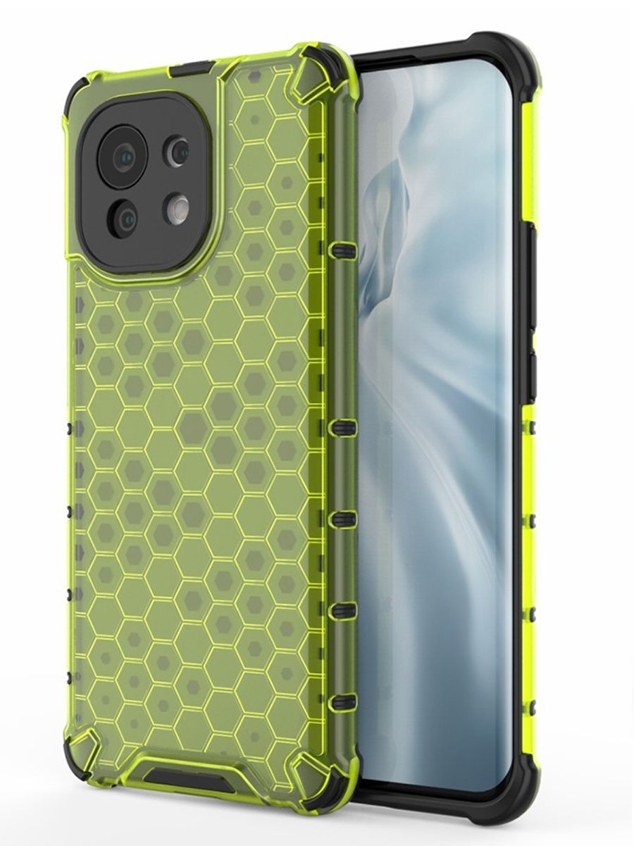 Brodef Combee Противоударный чехол для  Xiaomi Mi 11 Зеленый