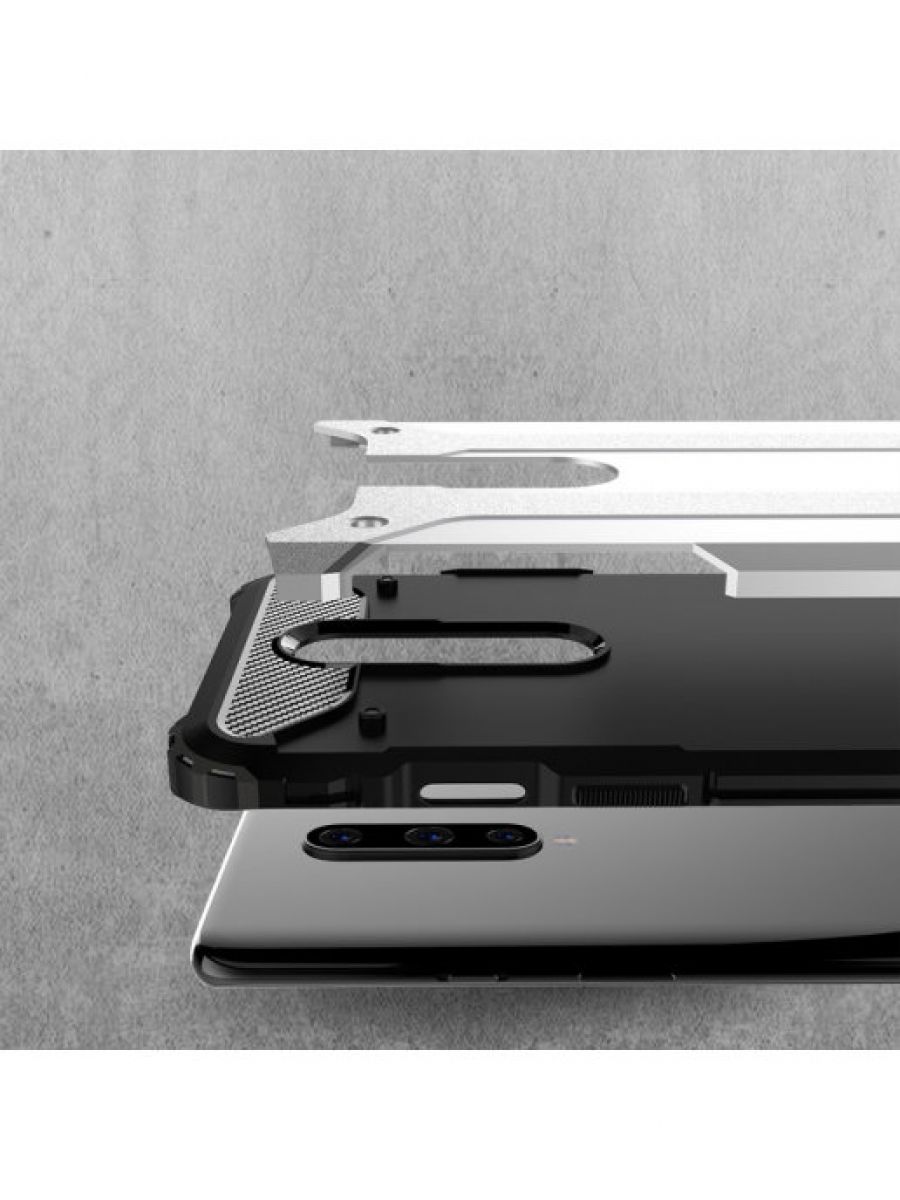 Brodef Delta противоударный чехол для OnePlus 8 серебристый