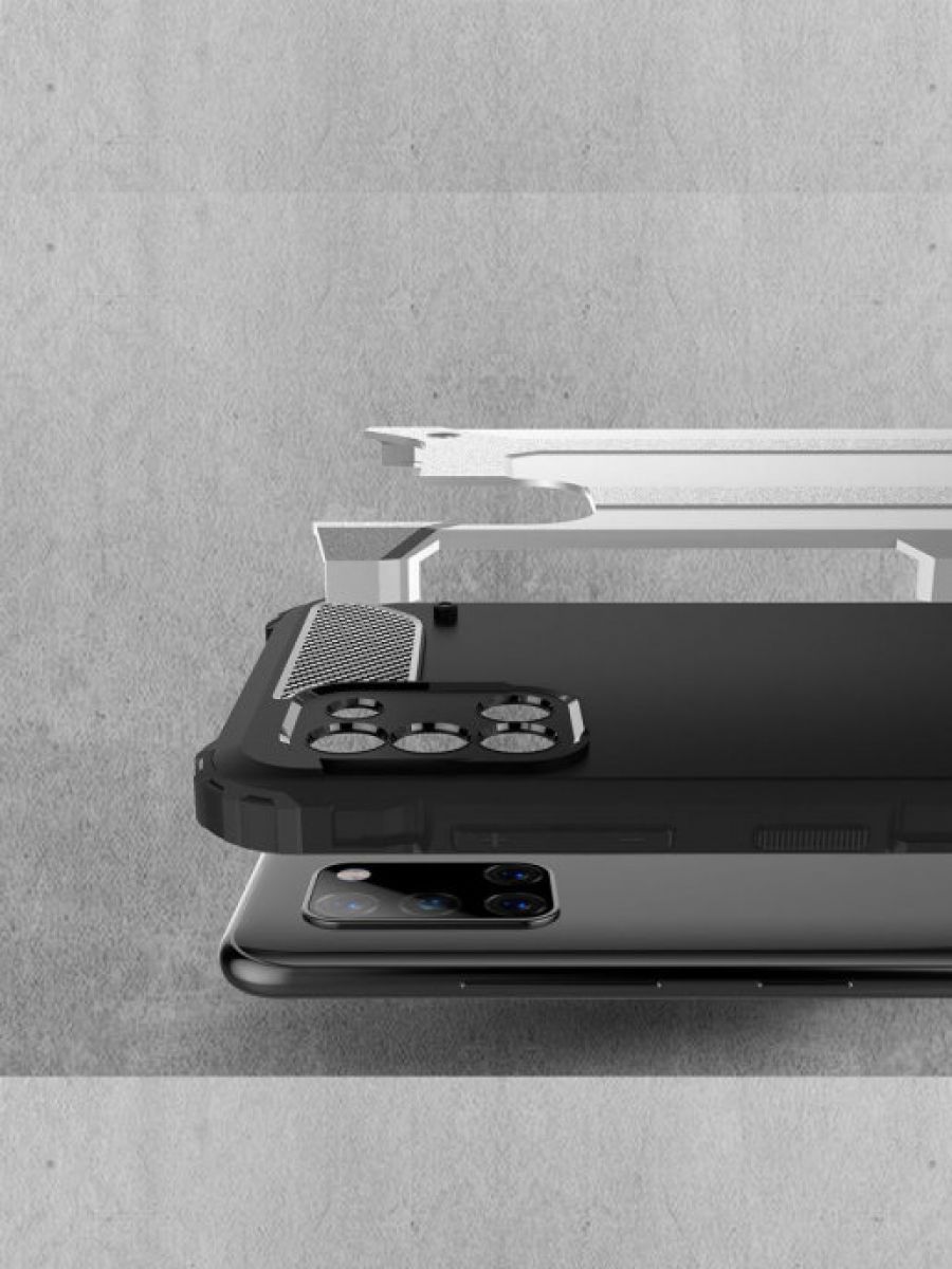 Brodef Delta противоударный чехол для Samsung Galaxy A31 серебристый