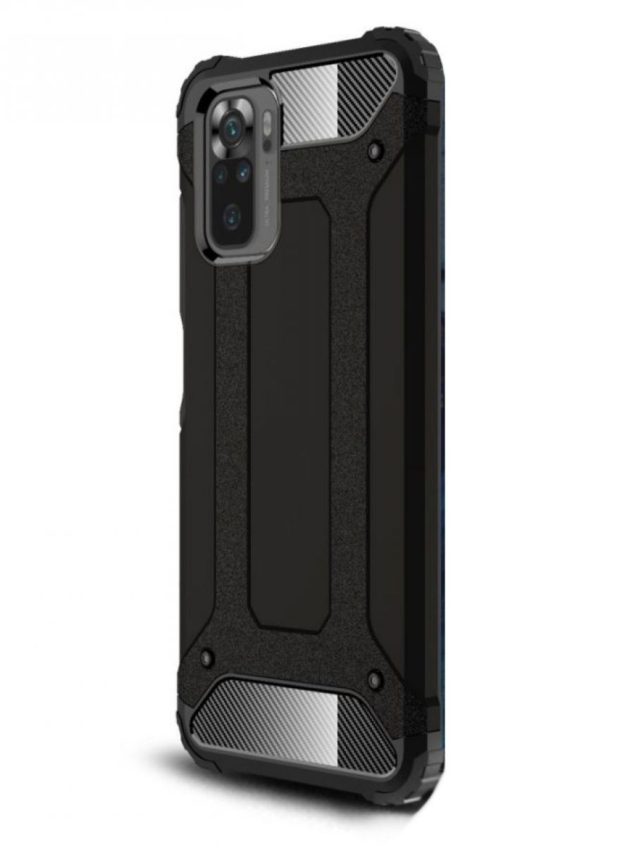 Brodef Delta противоударный чехол для Xiaomi Redmi Note 10 Черный