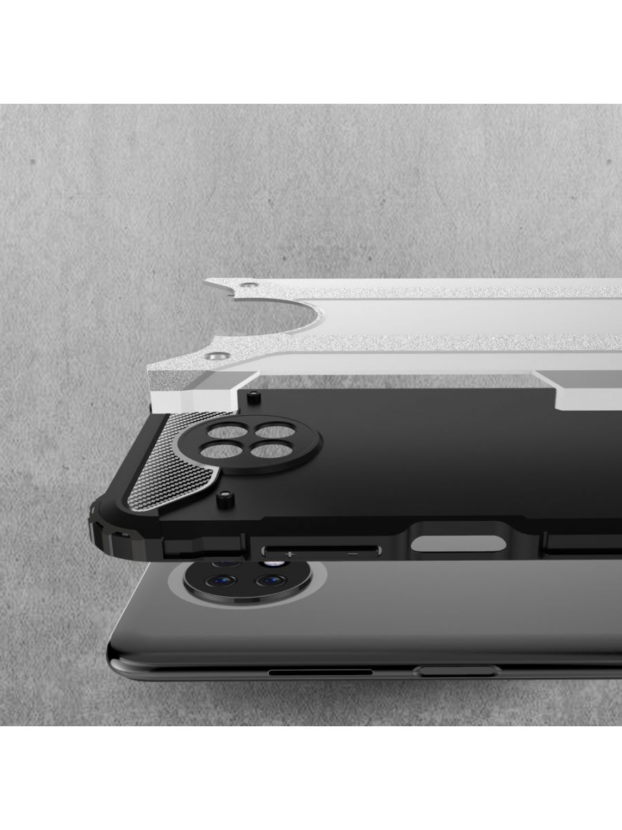 Brodef Delta противоударный чехол для Xiaomi Redmi Note 9T Черный