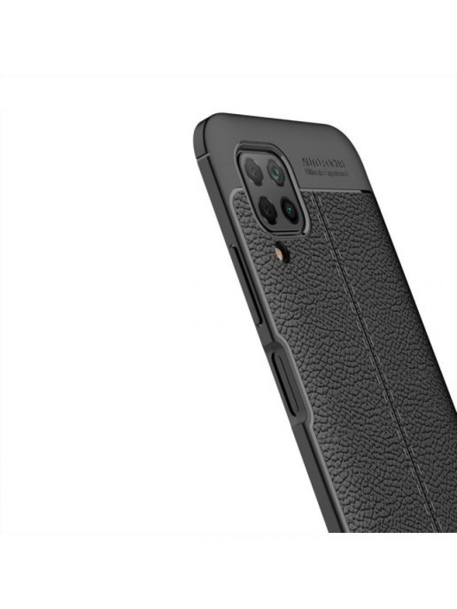 Brodef Fibre силиконовый чехол для Huawei P40 Lite черный
