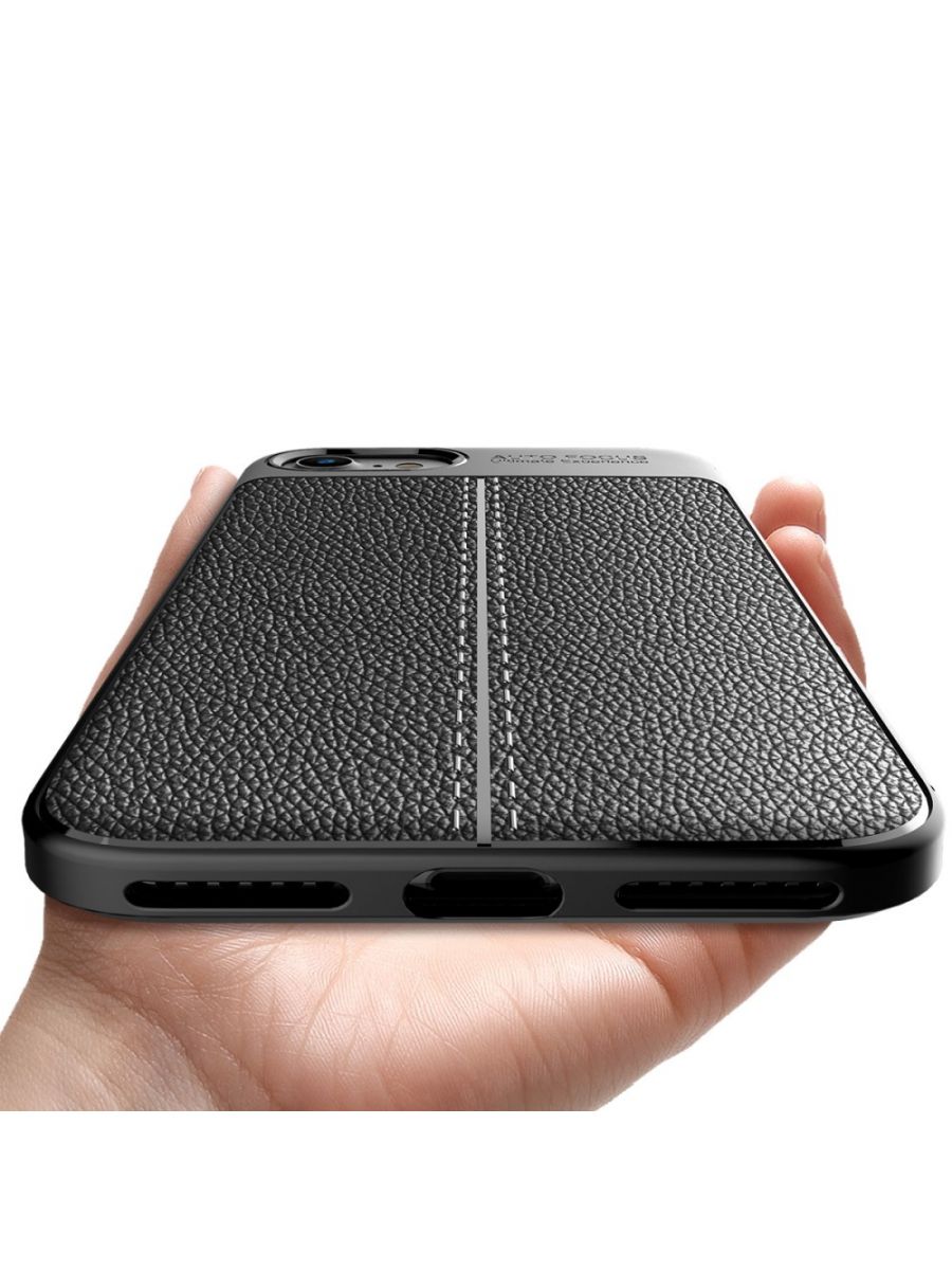 Brodef Fibre силиконовый чехол для iPhone SE 2020 / 7 / 8 Черный