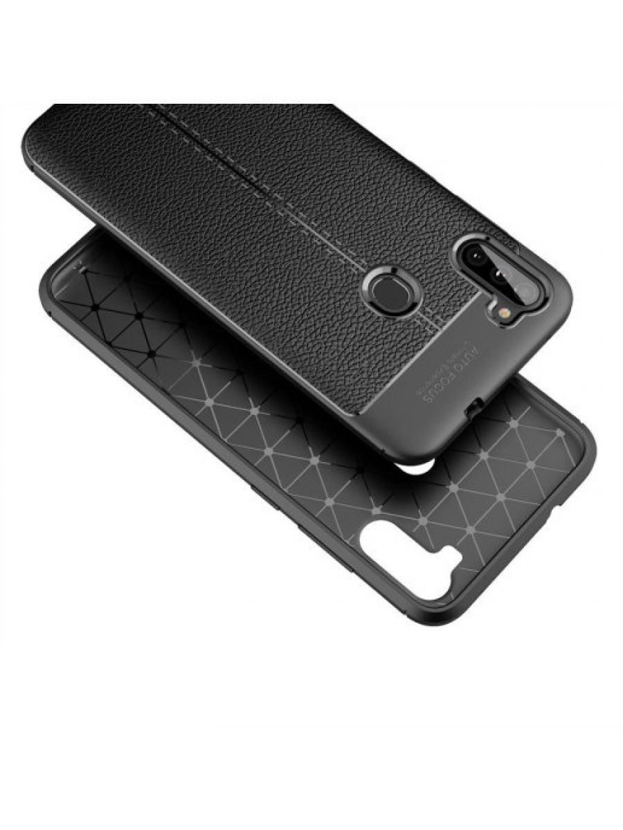 Brodef Fibre силиконовый чехол для Samsung Galaxy A11 / Galaxy M11 черный