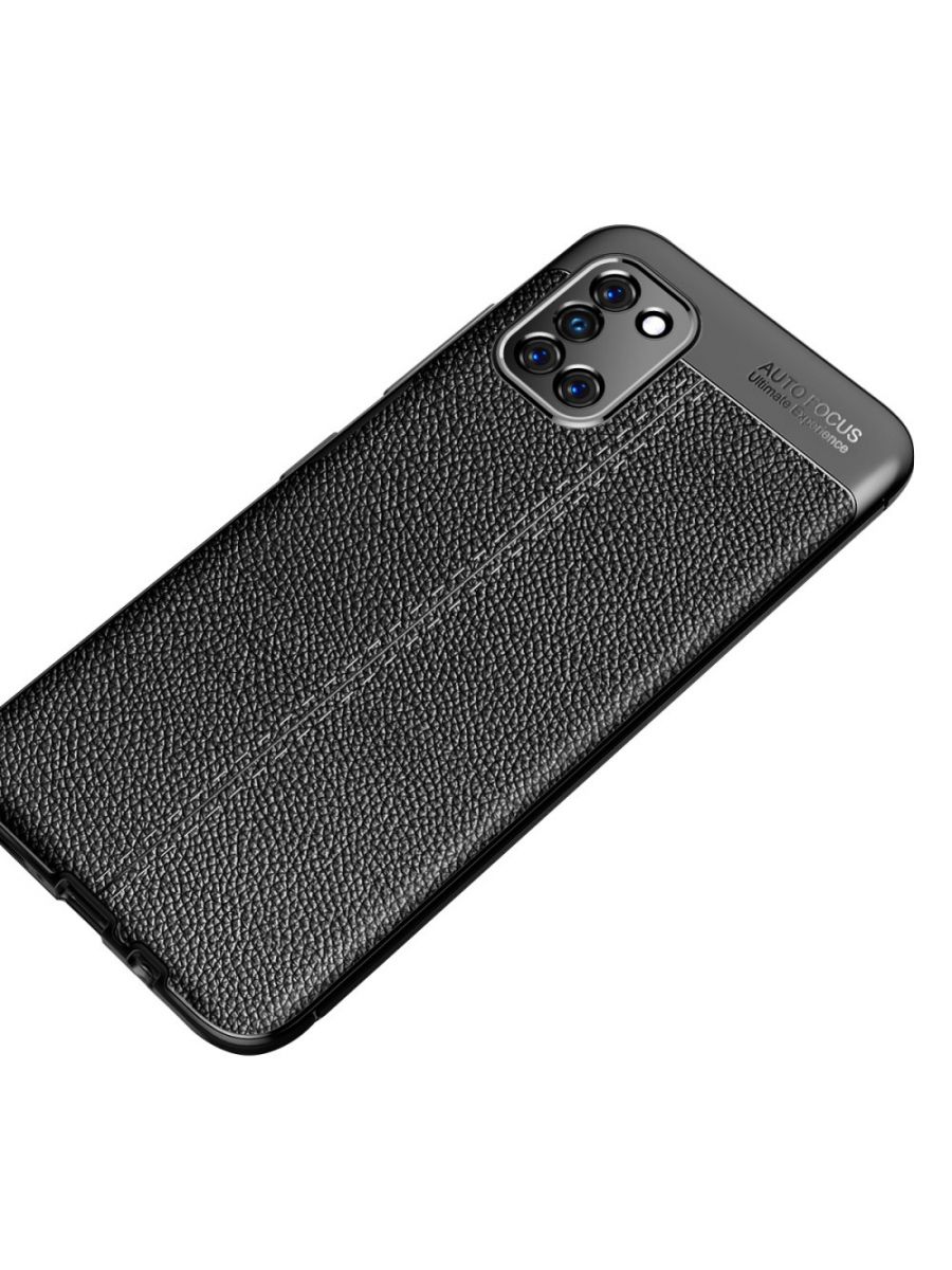 Brodef Fibre силиконовый чехол для Samsung Galaxy A31 Черный