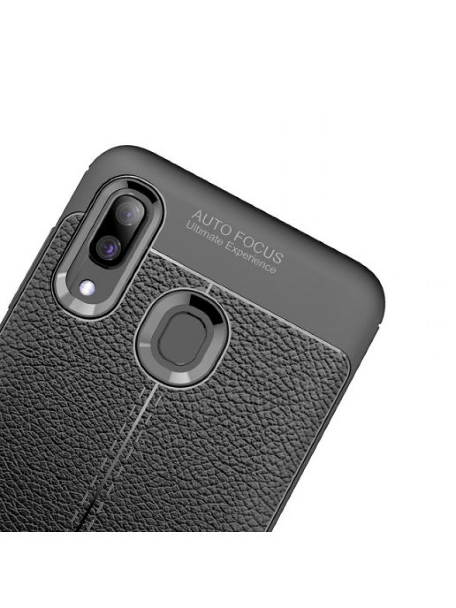 Brodef Fibre силиконовый чехол для Samsung Galaxy A40 черный