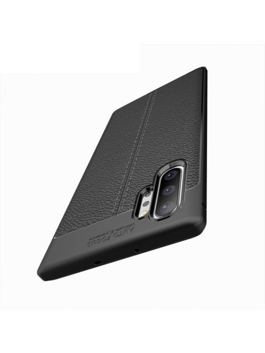 Brodef Fibre силиконовый чехол для Samsung Galaxy Note 10 Plus черный