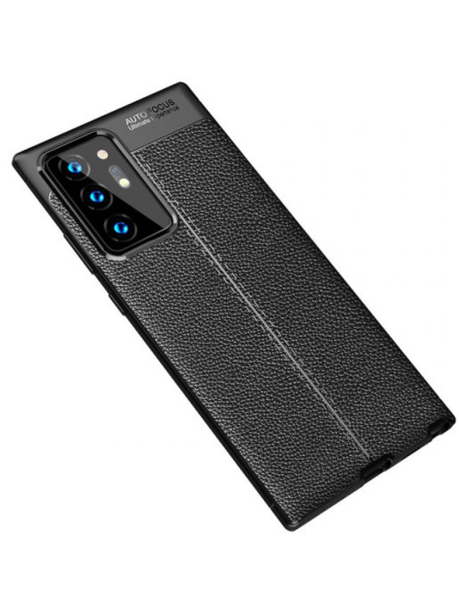 Brodef Fibre силиконовый чехол для Samsung Galaxy Note 20 Ultra черный