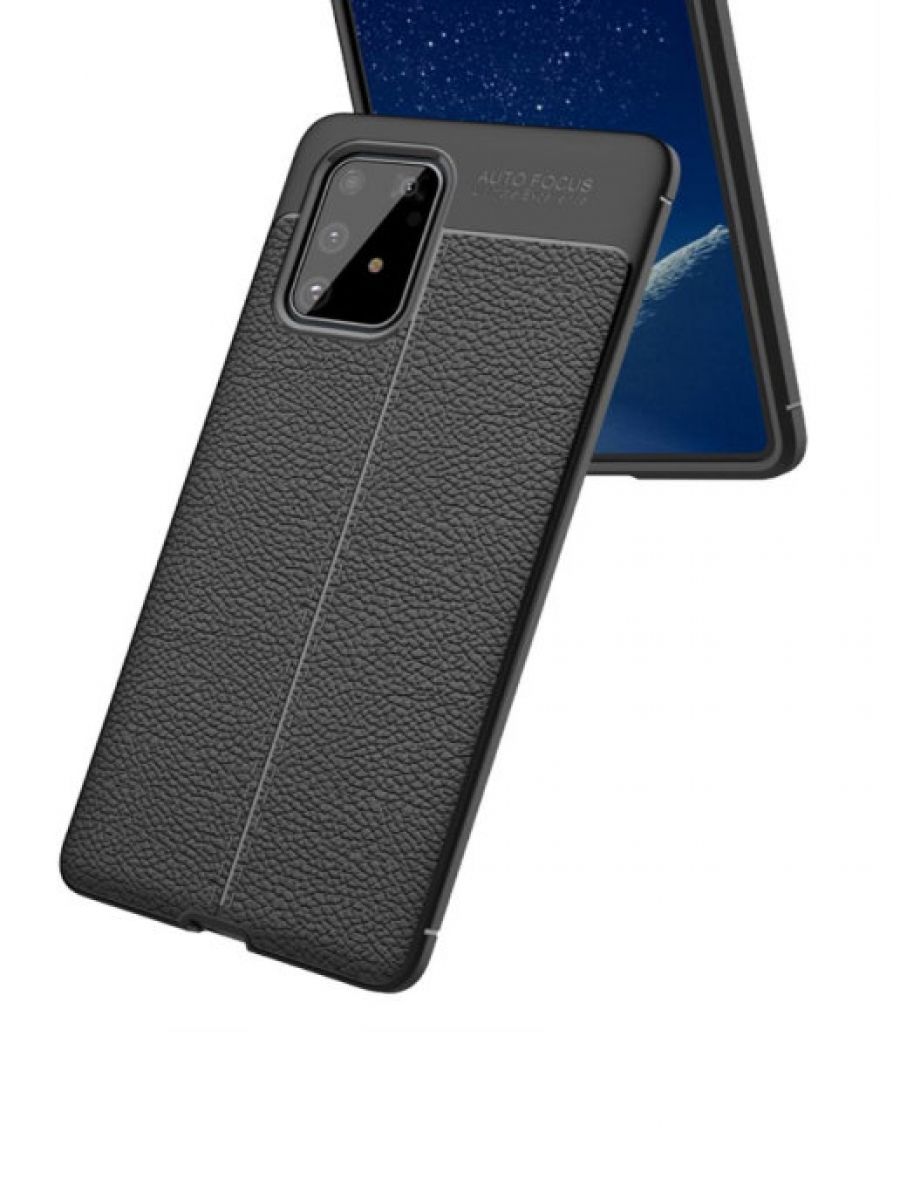 Brodef Fibre силиконовый чехол для Samsung Galaxy S10 Lite черный