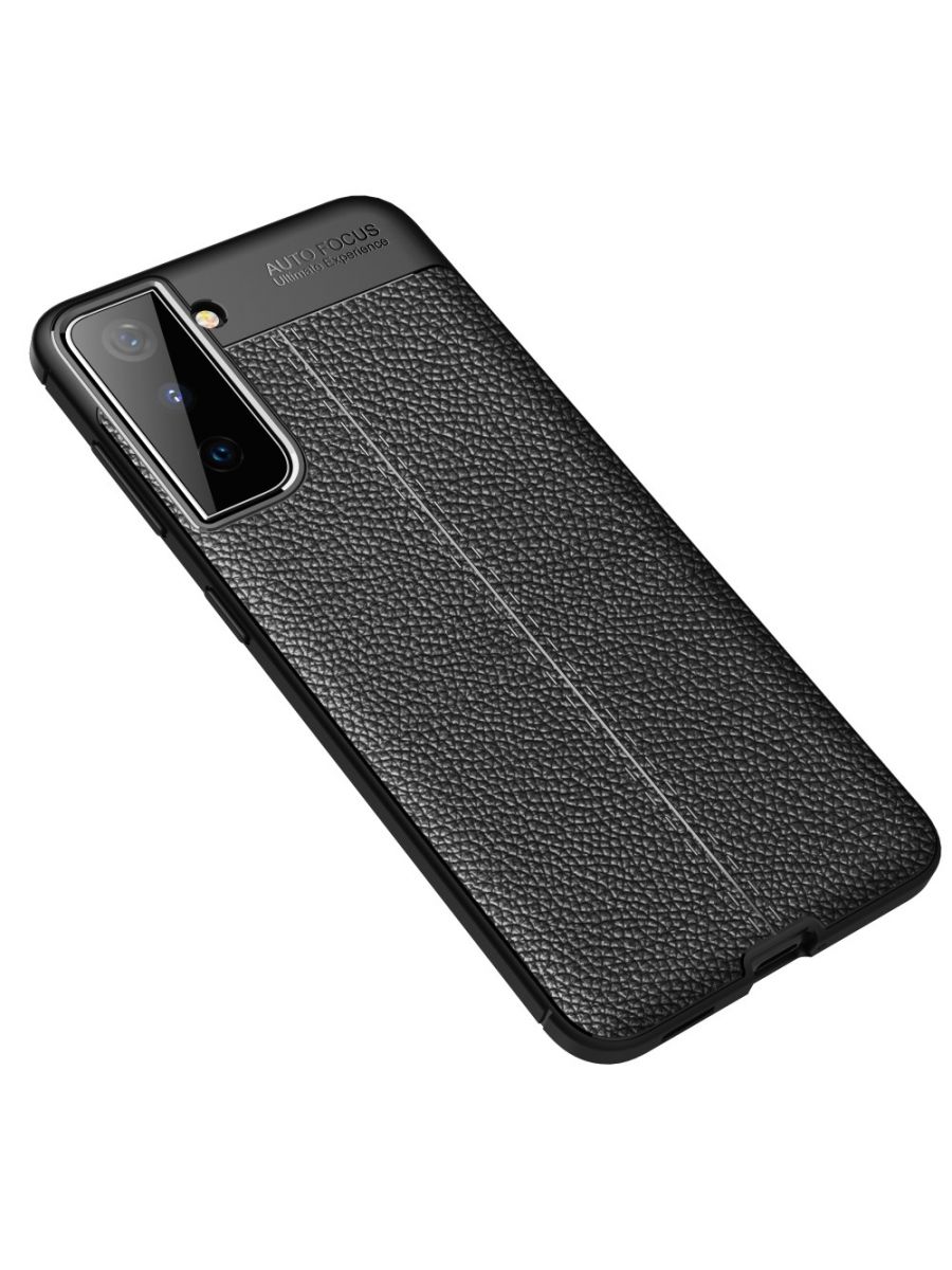 Brodef Fibre силиконовый чехол для Samsung Galaxy S21 Черный
