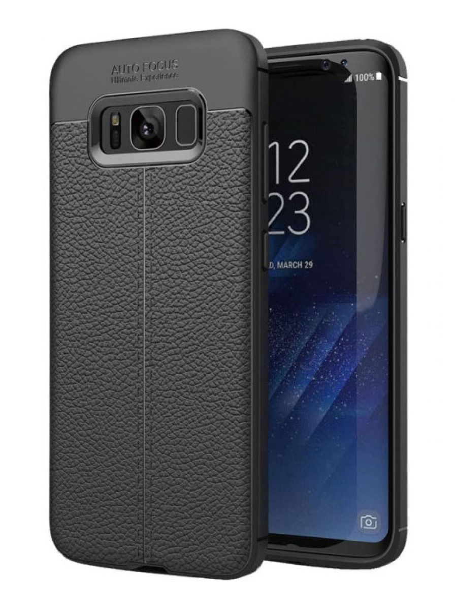 Brodef Fibre силиконовый чехол для Samsung Galaxy S8 черный