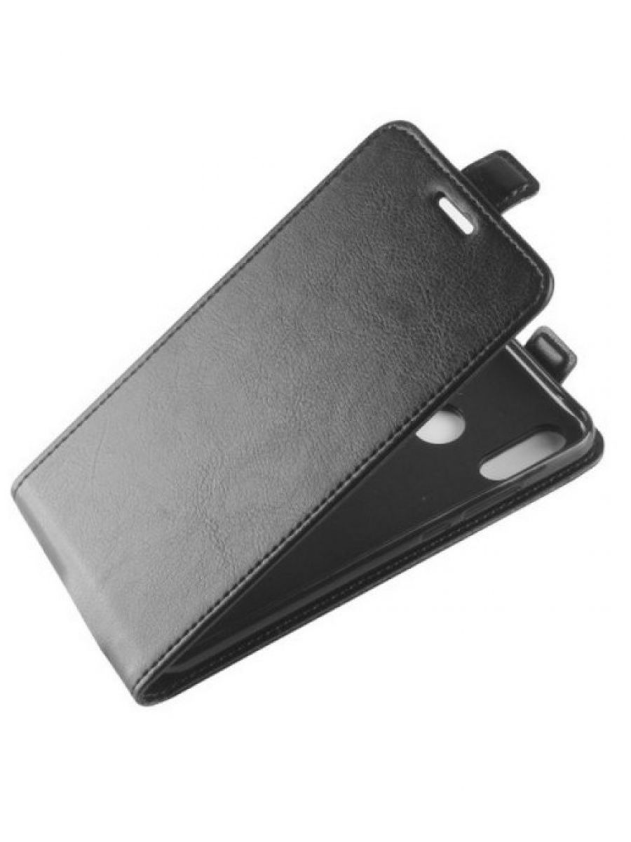 Brodef Flip вертикальный эко кожаный чехол книжка Huawei Honor 20s / Huawei P30 Lite Черный
