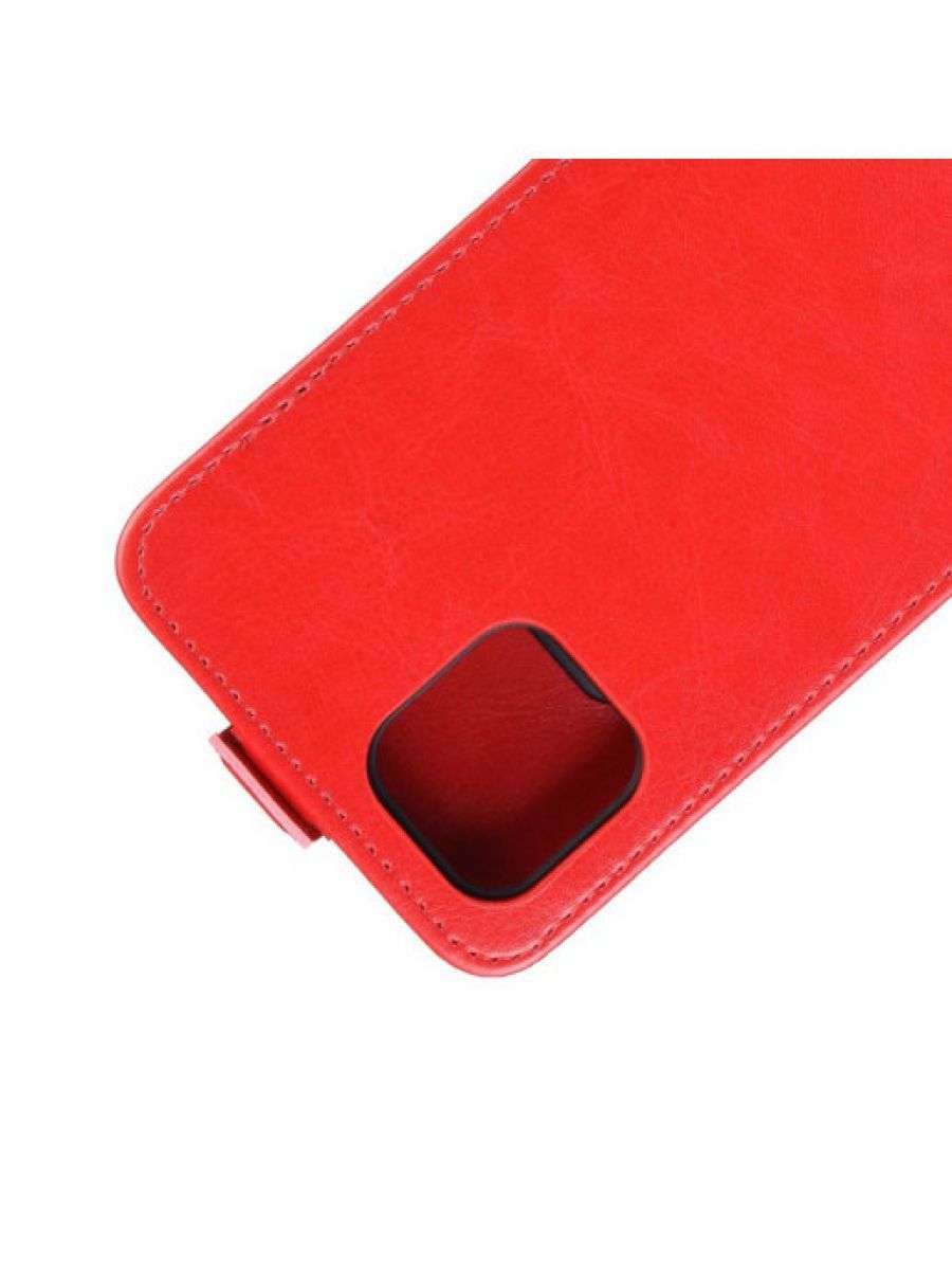 Brodef Flip вертикальный эко кожаный чехол книжка iPhone 11 красный